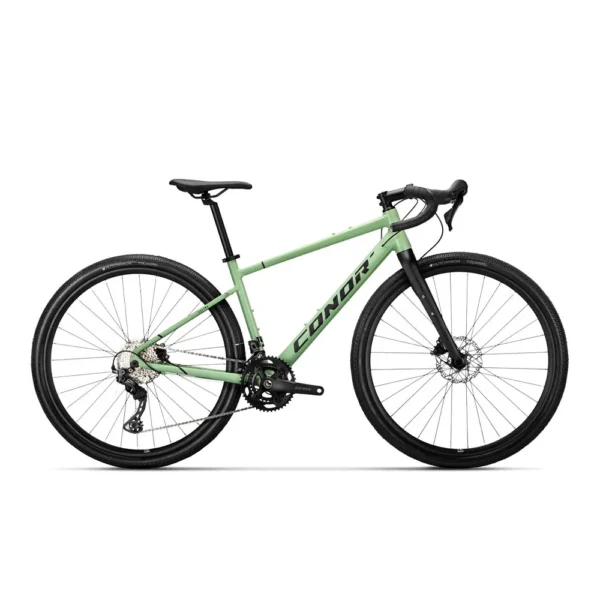 Vélo gravel CONOR KALIMA SPECIAL chez Carlanges Bicyclette, polyvalent et performant pour route et chemins.