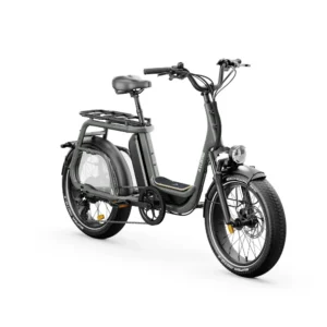Vélo cargo électrique compact RITMIC SOLO chez Carlanges Bicyclette, pratique et maniable pour vos déplacements urbains.