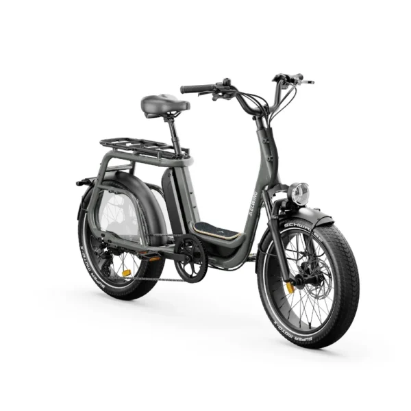 Vélo cargo électrique compact RITMIC SOLO chez Carlanges Bicyclette, pratique et maniable pour vos déplacements urbains.